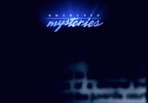 A Poster For Unsolved Mysteries Bermuda Triangle With A Blurry Background GIF