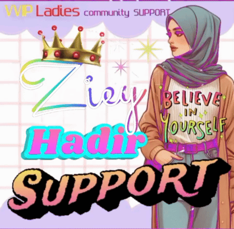 A Poster For Wp Ladies Community Support GIF