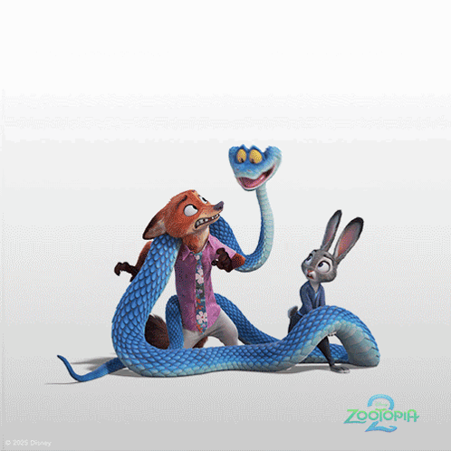 A Poster For Zootopia 2 With A Fox And A Rabbit GIF