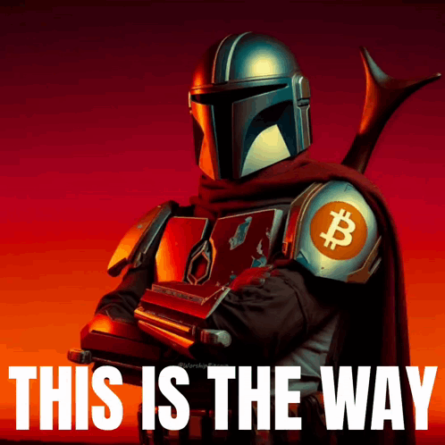 Poster Of Man In Armor This Is The Way GIF