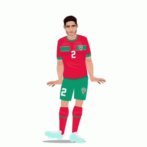 a poster of a soccer player with the name ach