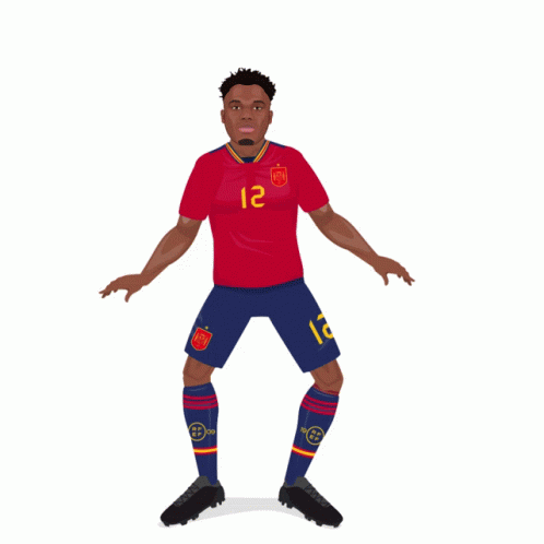 A Poster Of A Soccer Player With The Name An On It GIF
