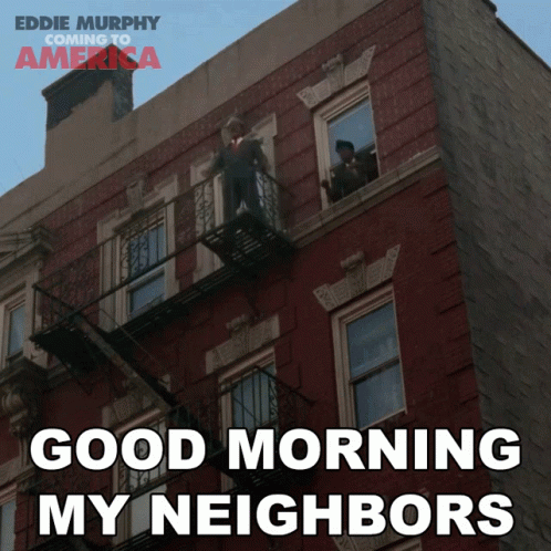 A Poster Of Eddie Murphy Coming To America GIF