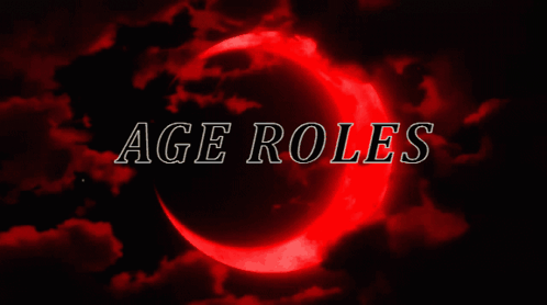 A Poster That Says Age Roles On It GIF