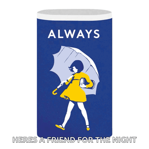 A Poster That Says Always Heres A Friend For The Night On It GIF