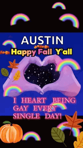 Austin Happy Fall Y'all Poster GIF