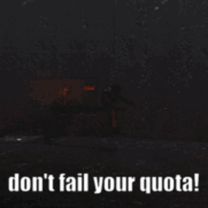 A Poster That Says " Do N't Fail Your Quota " GIF