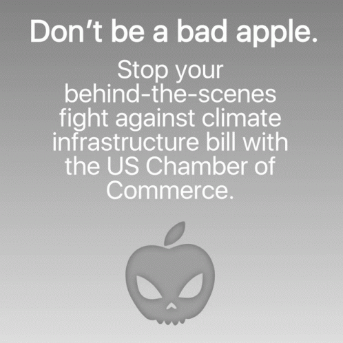 A Poster That Says " Don T Be A Bad Apple " GIF