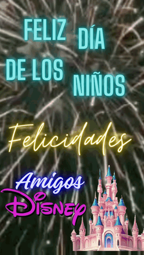 A Poster That Says Feliz Dia De Los Ninos GIF