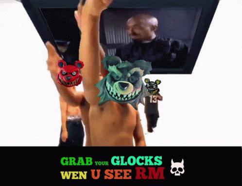 A Poster That Says Grab Your Clocks Wen U See Rm On It GIF