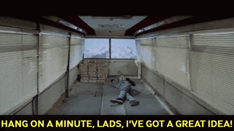 A Poster That Says Hang On A Minute Lads Ive Got A Great Idea GIF