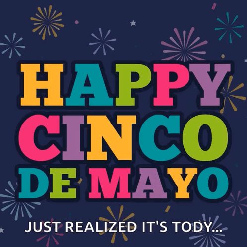 A Poster That Says Happy Cinco De Mayo GIF