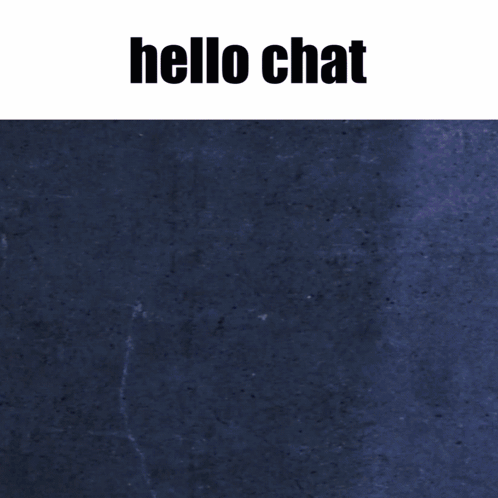 A Poster That Says Hello Chat With A Picture Of A Woman GIF