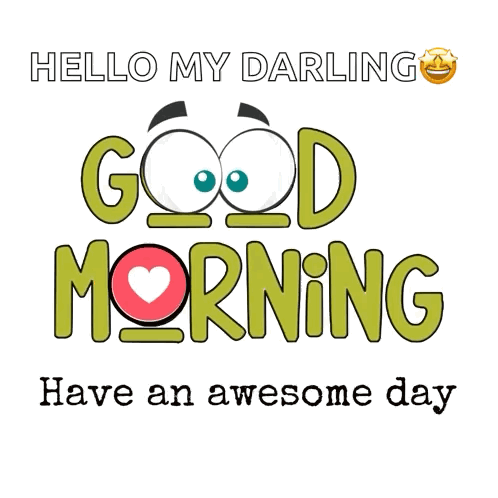 Hello My Darling Good Morning Poster GIF