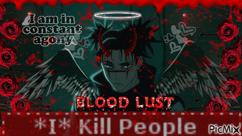 A Poster That Says ' I Am In Constant Agony ' On It GIF