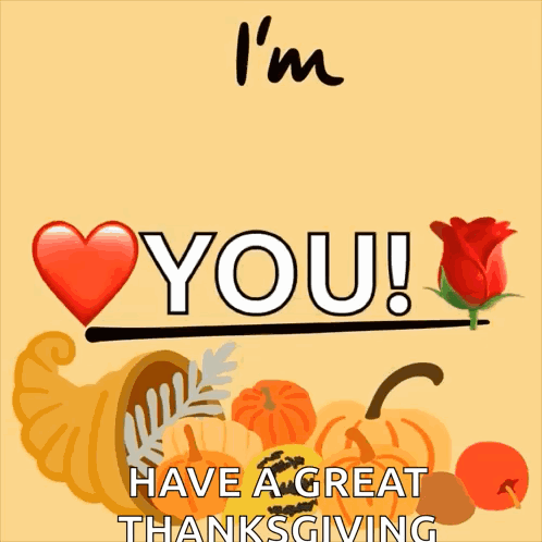 A Poster That Says I 'M Thankful You GIF