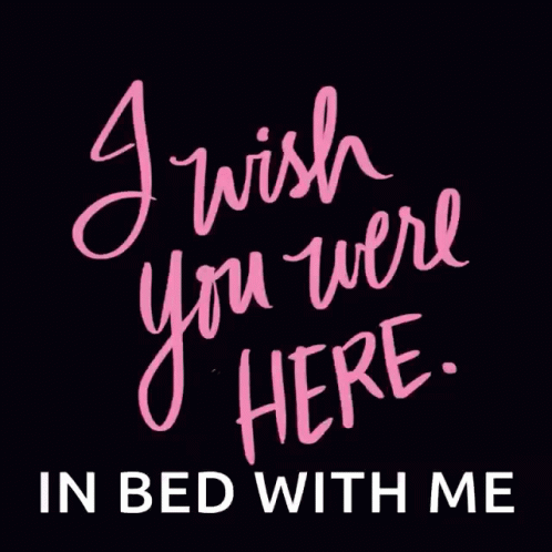 A Poster That Says " I Wish You Were Here " GIF