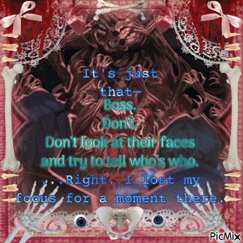 A Poster That Says It 'S Just That Boss Do N't Look At Their Faces And Try To Tell Who 'S Who Right GIF