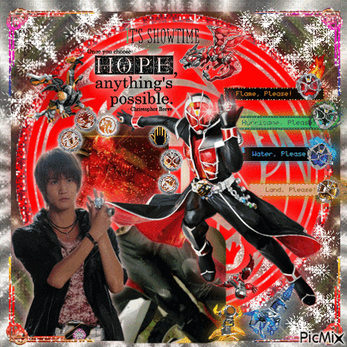 A Poster That Says ' It 'S Showtime Hope Anything 'S Possible ' On The Top GIF