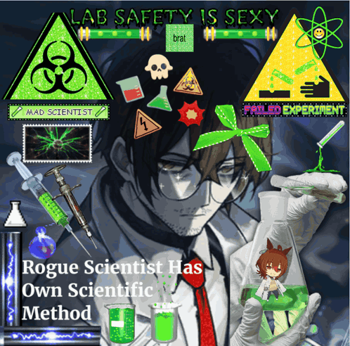 A Poster That Says Lab Safety Is Sexy GIF