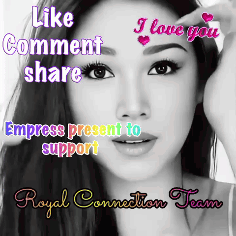 A Poster That Says Like Comment Share Empress Present To Support GIF