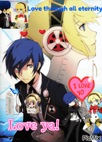 A Poster That Says Love Through All Eternity And Love Ya GIF