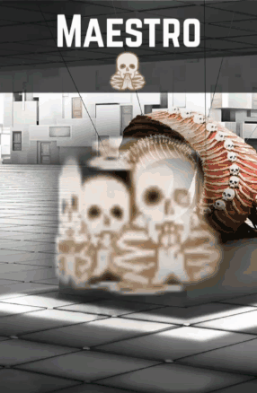 A Poster That Says Maestro On It GIF