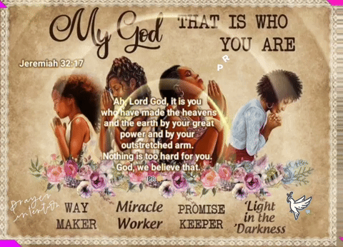 A Poster That Says My God That Is Who You Are On It GIF
