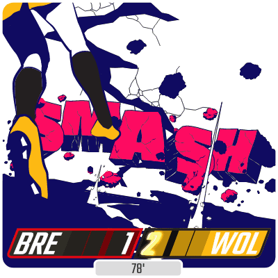 A Poster That Says Smash Bre 1/2 Wol 78 " GIF