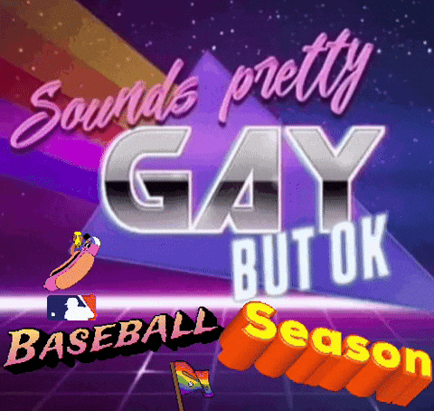 A Poster That Says Sounds Pretty Gay But Ok On It GIF