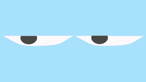 A Poster That Says That 'S Sus With Two Eyes GIF