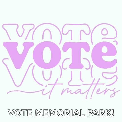 A Poster That Says Vote It Matters GIF