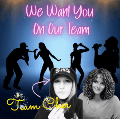 A Poster That Says We Want You On Our Team Team Cher GIF
