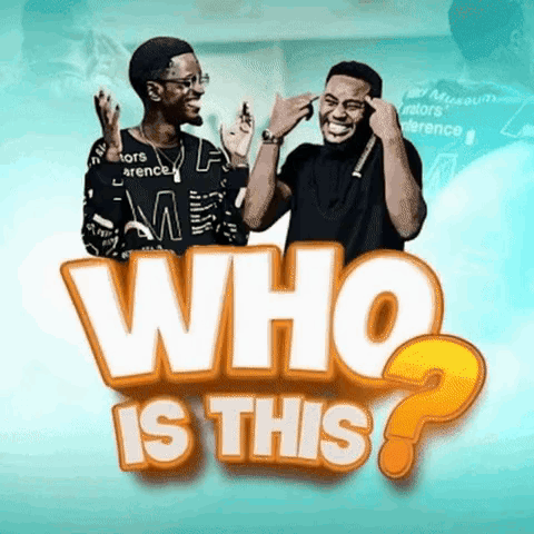 A Poster That Says Who Is This With Two Men GIF