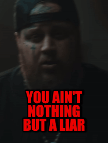 A Poster That Says You Ain T Nothing But A Liar On It GIF