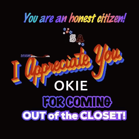 A Poster That Says " You Are An Honest Citizen " GIF