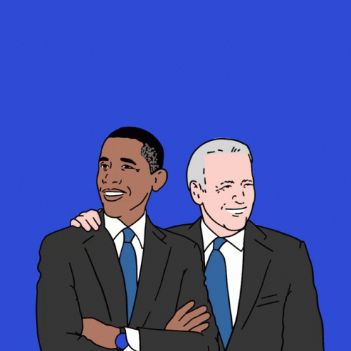 Joe Biden And Barack Obama Poster GIF