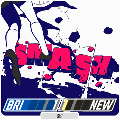 A Poster With The Word Smash And The Number 66 GIF