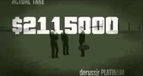 A Potential Take Of $ 2115000 Is Shown On A Poster GIF