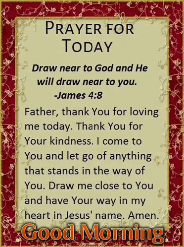 A Prayer For Today With A Good Morning Message GIF