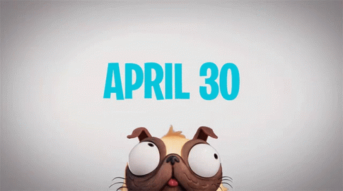 A Pug With Its Mouth Open And The Letter A In Blue GIF