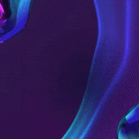 A Purple And Blue Background With The Word Yumiko On It GIF