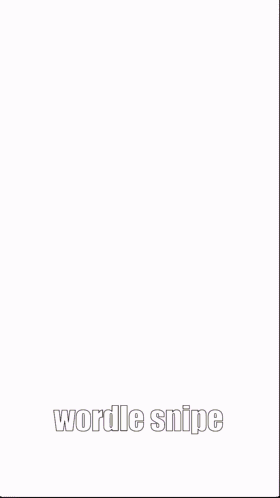 A Purple And Blue Background With The Words Wordle Snipe At The Top GIF