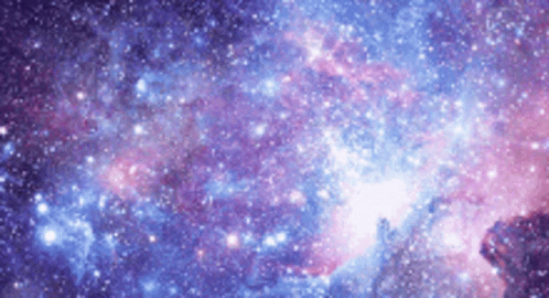 A Purple And Blue Galaxy With A Lot Of Stars In It GIF