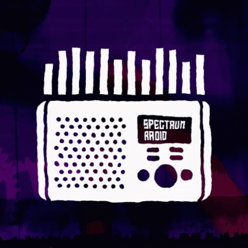A Purple And White Striped Background With A Purple Border GIF