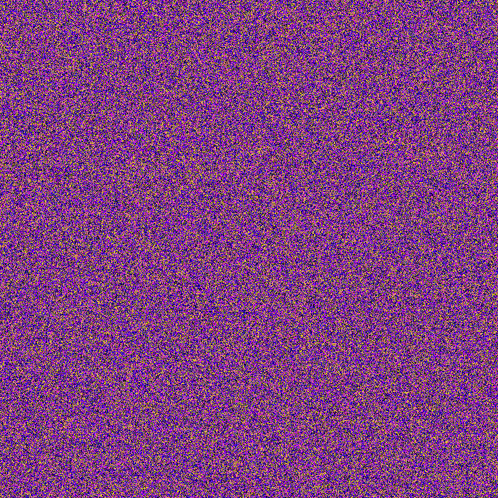 A Purple And Yellow Background With A Grainy Texture GIF