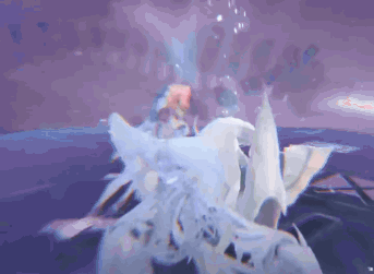 A Purple Background With A Flower In The Middle Of It GIF
