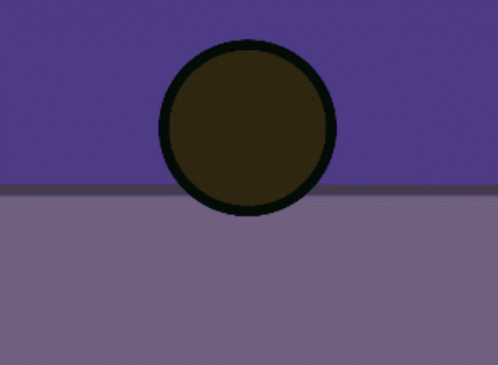 A Purple Background With A Green Circle And A Drop Of Water GIF