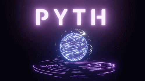 a purple background with pyth written in white letters