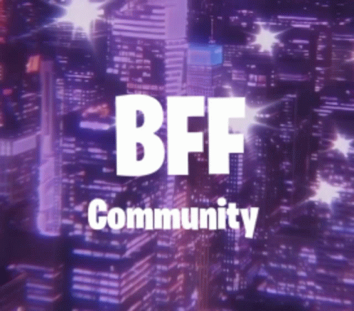 Purple BFF Community Background GIF